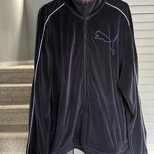 Velour Puma track jacket
